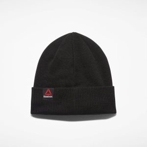 Czapka Męskie Reebok UFC Logo Beanie Czarne PL 12VXQDA